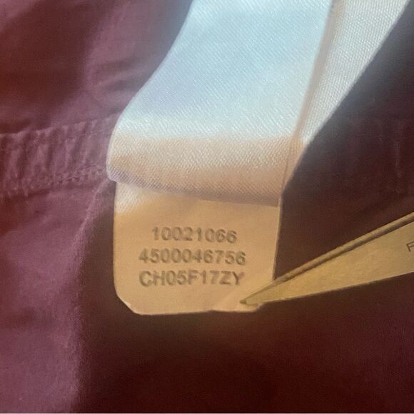 Ariat Wine Colored Long Sleeve Button Down Shirt Size Large Tall - Picture 6 of 14